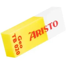 ARISTO Radiergummi Geo TB020 gelb/weiß, 1 St.