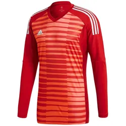 adidas AdiPro 18 Herren Torwart-Trikot nachhaltiges Langarm Sport-Shirt Fitness-Pullover CY8478 Rot/Orange - S