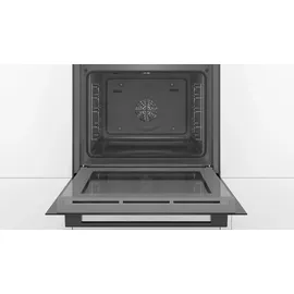 Bosch Herdset Bosch Backofen EcoClean Direct mit Induktionskochfeld PowerBooster autark 60 cm