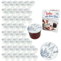 Mambocat 100er Set Sturzglas 230ml Einmachglas TO82 Alpen Deckel