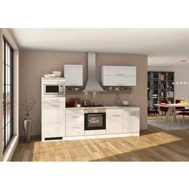 Held Küchenzeile Mailand 270 cm weiß