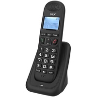 Erweiterbares schnurloses Telefonsystem mit 3-zeiligem Display, Anrufer-ID-Unterstuetzung, Verbindung mit 5 Mobilteilen, 50 Telefonbuchspeicher, Fr...