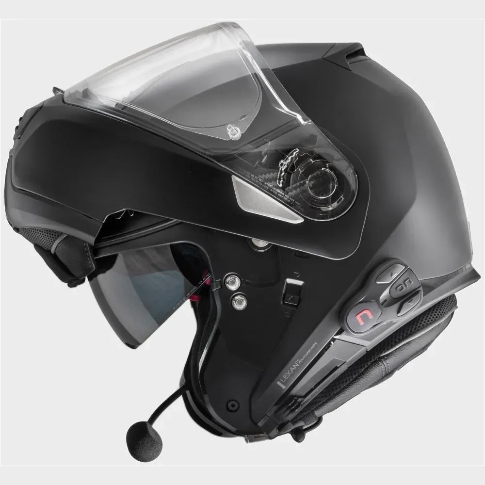 N-COM Headset B902 R für Nolan Motorradhelme N100-5 N90-3 N80-8 N87 N70-2 N40 N104 N44 mit Radio und Intercom