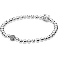 Pandora Armband Beads & Pavé Silber 598342CZ Größe 19 cm