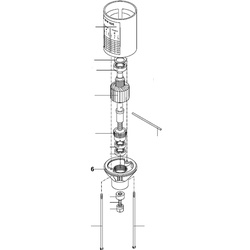 PROXXON 20165-06 Flansch für Bohr- und Fräswerk BFW40/e