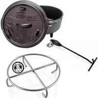 Petromax Untersetzer 25,5 cm galvanisiert schwarz