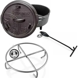 Petromax Untersetzer 25,5 cm galvanisiert schwarz