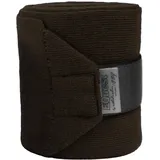 EQuest Acryl-Strickbandagen für Pferde 2 St Braun 2,5 m