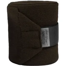 EQuest Acryl-Strickbandagen für Pferde 2 St Braun 2,5 m