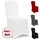 DETEX Stuhlhusse Stretch Weiß 4er Set
