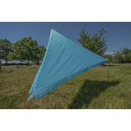 Bent Zip-Protect Canvas Single Sonnensegel (Größe One Size, tuerkis)