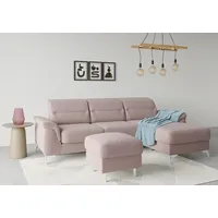 Sit&more Stauraumhocker »Sinatra«, Sitzfläche ist abnehmbar, chromfarbene Metallfüße lila