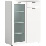 INOSIGN Highboard »Onex, Breite 90 cm, mit Glastür, vielseitig einsetzbar«, in verschiedenen Farben, Kommode, Schrank, Anrichte, weiß