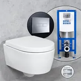 Geberit iCon Wand-WC mit WC-Sitz Weiß