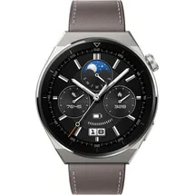 Huawei Watch GT 3 Pro  46 mm titangrau Lederarmband grau