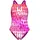 Arena Multi Colours Badeanzug Pink Multi-Very Fuchsia 140