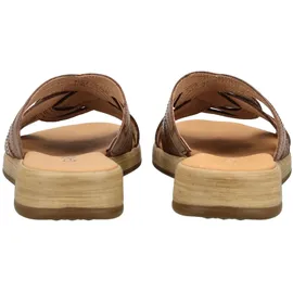 Gabor Pantolette GABOR "Rhodos", Damen, Gr. 40, braun Glattleder, Schuhe Pantolette,