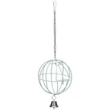 beeztees 810565 Futterball mit Tuer Plus Glocke Chrom, 12 cm