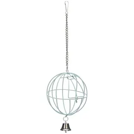 beeztees 810565 Futterball mit Tuer Plus Glocke Chrom, 12 cm