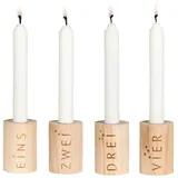 räder Adventslicht Set 4tlg. 4 Kerzenhalter