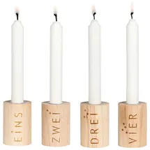 räder Adventslicht Set 4tlg. 4 Kerzenhalter