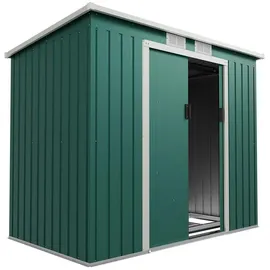 Juskys Geräteschuppen M 2,13 x 1,3 m dunkelgrün
