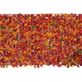 Mendler Windschutz 300 x 150 cm Rot-Gelb Kunststoff