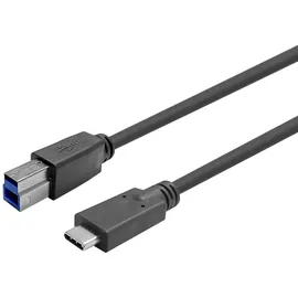 Vivolink PROUSBCBMM12.5 USB Kabel 12,5 m USB 3.2 Gen 1 (3.1 Gen 1) USB C USB B male Cable 12,5m Black .,