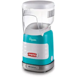 Ariete 2956 Popcorn-Maker, 1100 W, 60 g in 2 Minuten fertig Blau/Hellblau