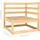 vidaXL Garten-Lounge-Set 7-tlg. grau Kiefer