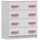 Deine Möbel 24 Kommode INGE 80 x 90 x 40 cm Weiß / Rosa