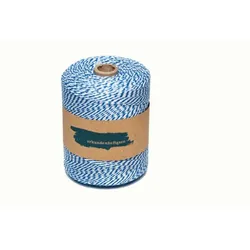 CSK Kontorbedarf Urkunden-Heftgarn blau/weiß Rolle ca. 360m 4319111110147 CSK