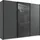 WIMEX Schwebetürenschrank Norderstedt 270 x 236 x 64 cm Grau