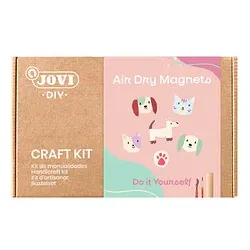 JOVI Modelliermasse DIY Air Dry Magnete mehrfarbig