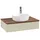 Villeroy & Boch Antao Waschtisch-Unterschrank K08052HJ 80x19x50cm, Hahnloch, Waschbeckenplattenfarbe warm walnut, silk grey matt lacquer