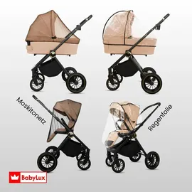 Babylux Kinderwagen 3in1 Set Rosa