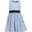 Sommerkleid 98 N-Gr blau Web Obermaterial bedruckt gestreift regular fit Sommerkleid im zeitlosem Streifen-Design mit tollem Herzen-Allover