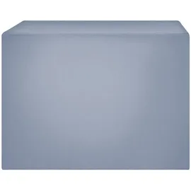 Beliani Wetterschutzhülle 145 x 110 x 80 cm Grau
