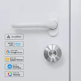 NUKI Smart Lock Pro (5. Generation) Smartlock , Silber