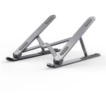 software partner datenmedien-service und -vertriebs gmbh XLayer Laptop Ständer klapp- und faltbar Space Grey