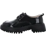 Artiker Damen Plateau Schnürschuhe für Damen, schwarz, 39 EU
