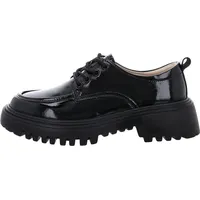 Artiker Damen Plateau Schnürschuhe für Damen, schwarz, 39 EU