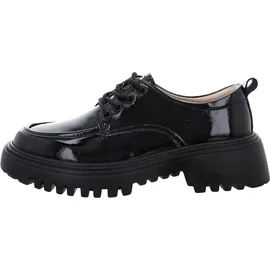 Artiker Damen Plateau Schnürschuhe für Damen, schwarz, 39 EU