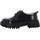 Artiker Damen Plateau Schnürschuhe für Damen, schwarz, 39 EU