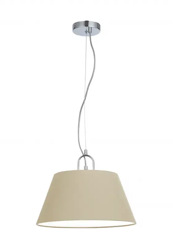 GTV Hängelampe KASEL E27 40W Ø 60cm creme - ohne Leuchtmittel