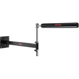 Vevor Wandhalterung Boxen Reflexstange, Boxen Speed Trainer Boxen Spinning Bar mit Handschuhen, Einstellbare Trainingsgeräte für Boxtraining Kickboxen, MMA, Stressabbau & Fitness Schwarz