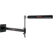 Vevor Wandhalterung Boxen Reflexstange, Boxen Speed Trainer Boxen Spinning Bar mit Handschuhen, Einstellbare Trainingsgeräte für Boxtraining Kickboxen, MMA, Stressabbau & Fitness Schwarz