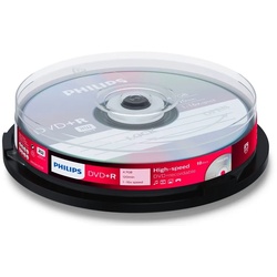 Philips DVD-Rohling 10 Philips Rohlinge DVD+R 4,7GB 16x Spindel