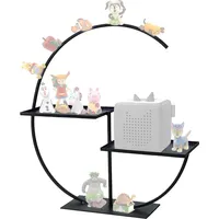 Kinder Standregal passend für Tonies WT14 passend für passend für Tonie-Regal / Tonieboxregal schwarz