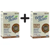 2 x NOW Foods Better Stevia, French Vanilla - 75 packets (259,93 EUR/kg)